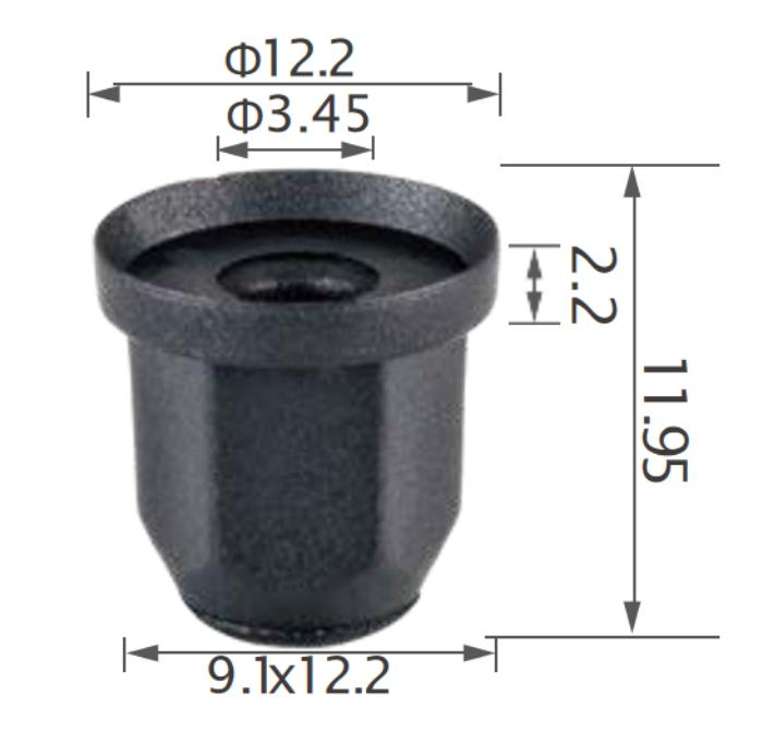 plastic nuts for BMW trim 41335480120