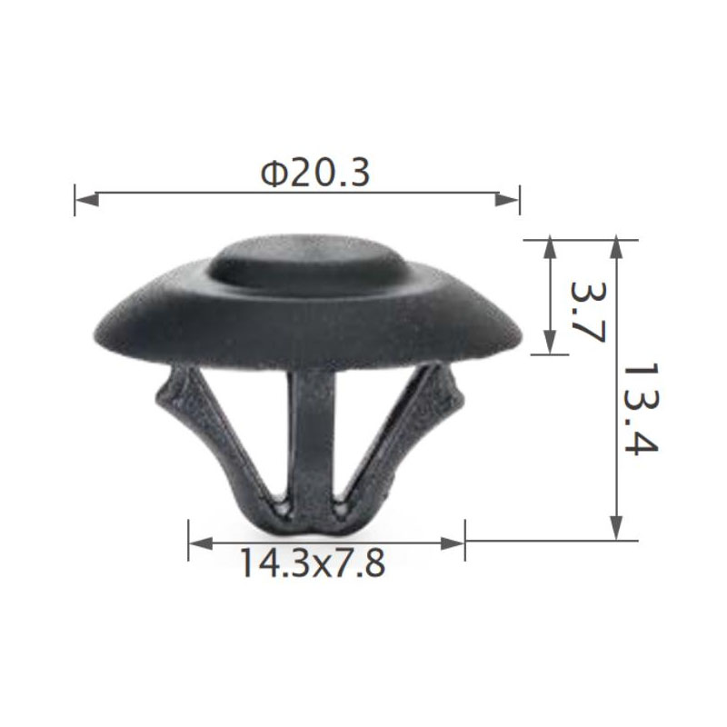 Hood Insulation Pad Clip Retainer for Mercedes W203 W204 W211 0019880325