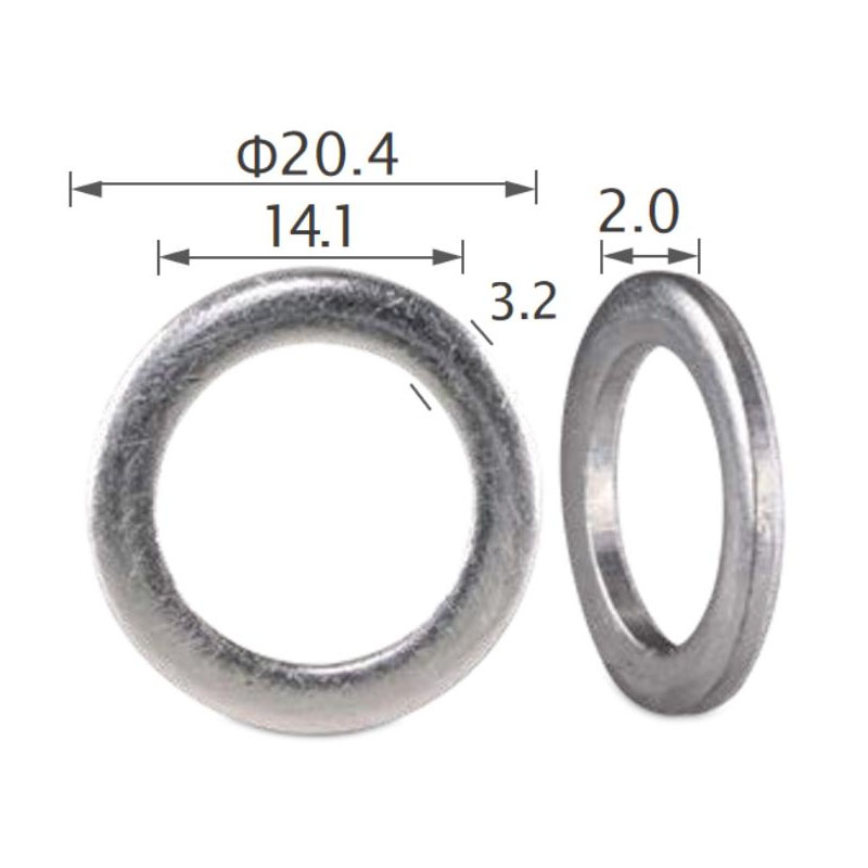 OE Spec Oil Drain Plug Gaskets For BENZ 21513-23001 Trackable Shipping