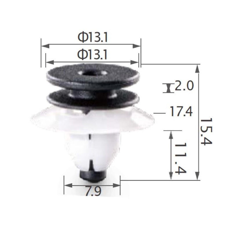 Trim Mounting Clips For Volvo 30653441