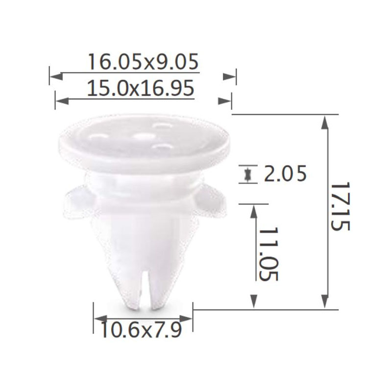 Fastener Rivets For Volvo 30784514