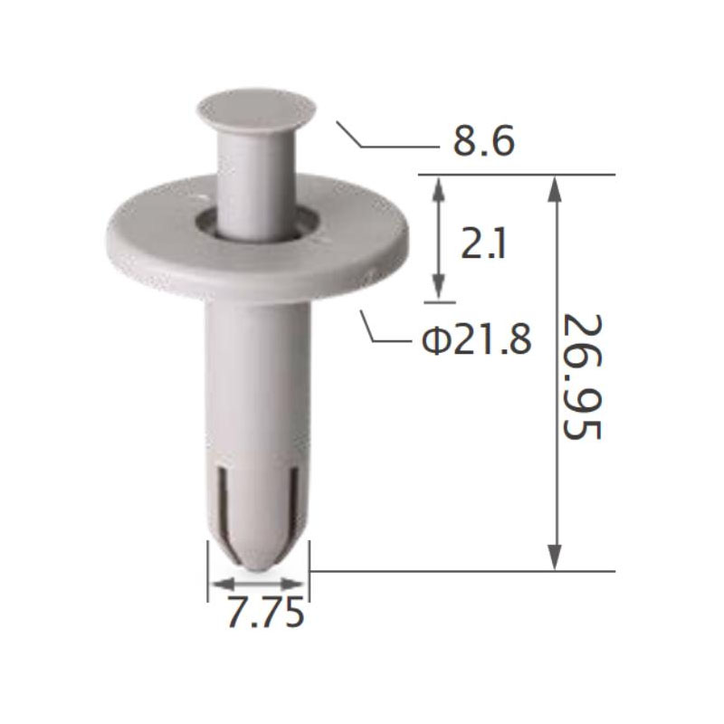 Clip Push-Type Fastener FD01-68-AC3 For Mazda