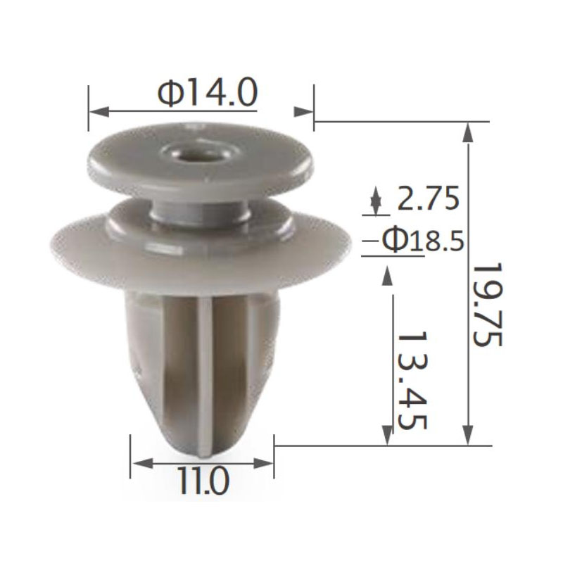 For Mazda  Clip Nylon Retainer KD53-51-W24
