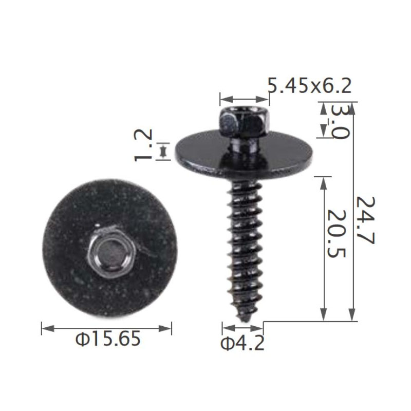 Head Sems Tapping Screw Compatible with Ford N801169-S900