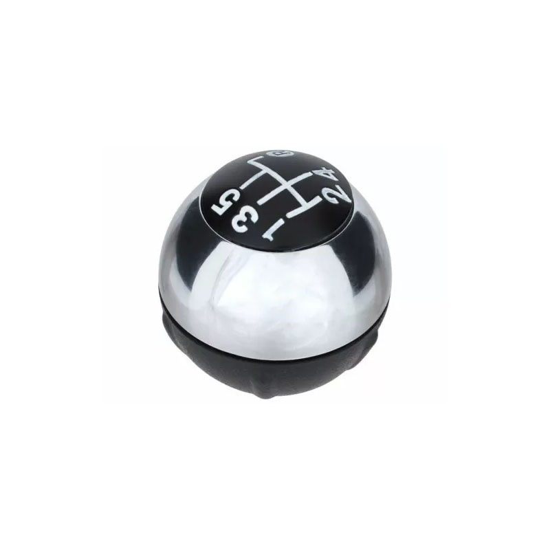 Shift button button in chrome black 5-speed for Fiat 46315251